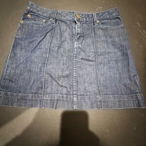 Y2K Marc By Marc Jacobs Denim Mini Skirt Womens 4 Stretch Indie Sleaze Tailgate